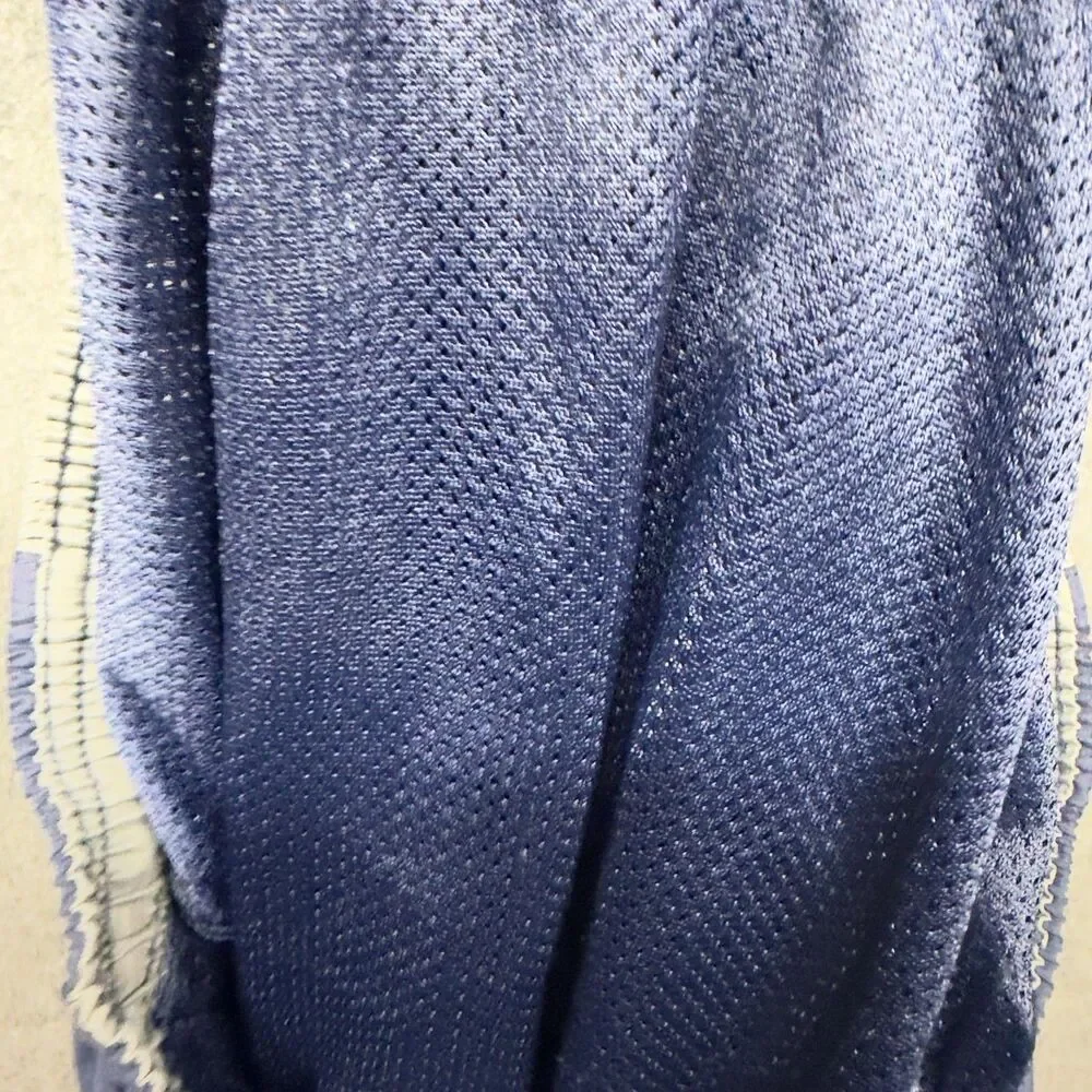 Nike Swim Shorts Mens Large Blue Gray Colorblock Mesh Lined Quick Dry Trunks